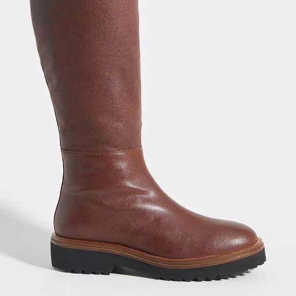 NIB Anthropologie Glastonbury Tall Boots in Brown Size EU 41 / US 10-10.5 - Picture 2 of 7